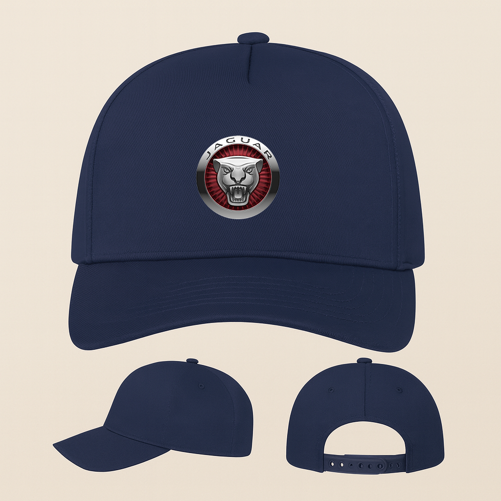 Jaguar Motorsports Supercars Five Panel Twill Snapback Cap